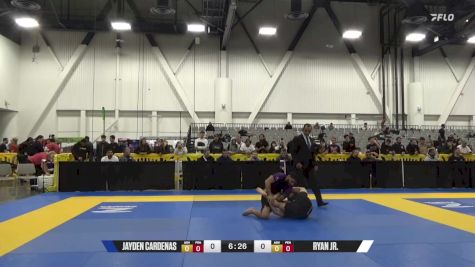 RYAN JR. vs JAYDEN CARDENAS 2024 World IBJJF Jiu-Jitsu No-Gi Championship