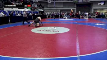 5A 215 lbs 3rd Place Match - Kolten Motte, Hayden vs Jakourian Gibson, Leflore Magnet High School