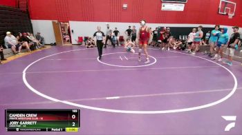 165 lbs Round 2 (6 Team) - Jory Garrett, Choctaw vs Camden Crew, Pirate Wrestling Club