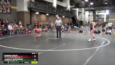 120 lbs Round 2 (4 Team) - Isabelle Shockman, Minnesota Storm vs Harper Graff, Braided Brutes Wrestling