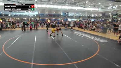 132 lbs Cons. Round 3 - Xander Gfell-King, Unattached vs Nevan Irving, Unattached