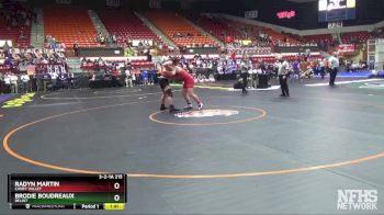 3-2-1A 215 Quarterfinal - Radyn Martin, Caney Valley vs Brodie Boudreaux, Beloit