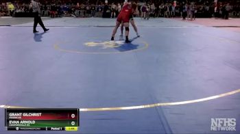 D2-215 lbs Champ. Round 1 - Evan Arnold, Coopersville HS vs Grant Gilchrist, Mason HS