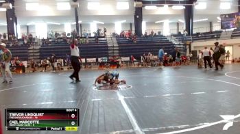 65 lbs Quarterfinals (8 Team) - Trevor Lindquist, The Untouchables vs Cael Marcotte, West Coast Elite