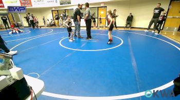 58 lbs Quarterfinal - Laramie Miller, Barnsdall Youth Wrestling vs Grayson Varnell, Team Tulsa Wrestling Club