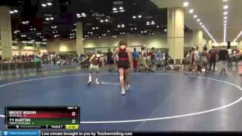 126 lbs Round 6 (10 Team) - Ty Burton, Minot Magicians vs Brody Boehm, NFWA Red