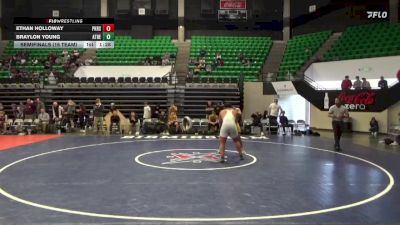 217 lbs Semifinals (16 Team) - Ethan Holloway, Pike Road School vs Braylon Young, Athens