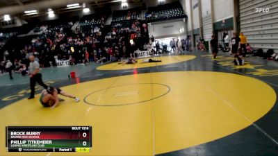 144 lbs Quarterfinal - Phillip Titkemeier, Loomis Wrestling Club vs Brock Burry, Bayard High School