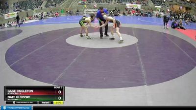 122 lbs Semis & 1st Wrestleback (8 Team) - Gage Singleton, Roseburg vs Nate Gusdorf, West Linn