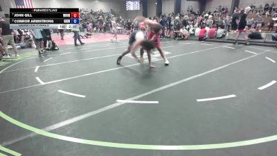 215 lbs Quarterfinal - John Gill, Woodland Wrestling vs Connor Armstrong, Georgia