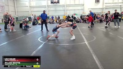 64 lbs Finals (8 Team) - Levi Sisler, Armory Athletics vs Ryland Beattie, Wrestling Mill