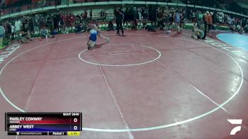 110 lbs 5th Place Match - Paisley Conway, Oregon vs Abbey West, Utah