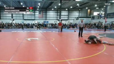 150 lbs Cons. Round 1 - Derlin Robertson, South Augusta Wrestling Club vs Trace Craig, Guerrilla Wrestling (GWA)