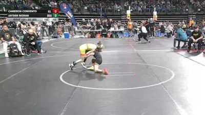 55 lbs Round Of 32 - Cameron Convento, All I See Is Gold Academy vs Jayden Moran, Dragon Rtc