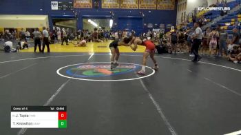 126 lbs Consi Of 4 - Travis Knowlton, Unaffiliated vs Jayden Tapia, Timbercreek