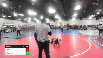 144 lbs Rr Rnd 2 - Nikyah Lehi, Hidden Springs Wolves vs Diego Perea, Izzy Style NM Beast