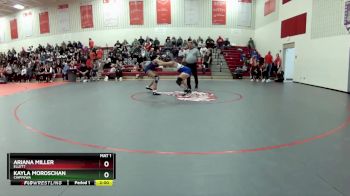 120 lbs Champ. Round 1 - Kayla Moroschan, Chippewa vs Ariana Miller, Ellett