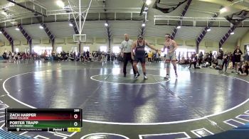 285 lbs Cons. Round 3 - Zach Harper, Hiram College vs Porter Trapp, Southern Virginia