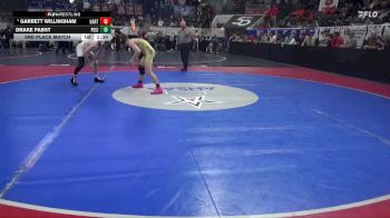 6A 157 lbs 3rd Place Match - Garrett Willingham, Hartselle vs Drake Pabst, Pell City