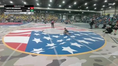 40 lbs Quarterfinal - Lenyx Uhlenhake, Immortal Athletics WC vs Decklyn Singleton, Miles City Wrestling Club