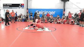 82 lbs Rr Rnd 3 - Kiley Georgel, Badger Girls Elite - W vs Evie Stine, Charlies Angels- W