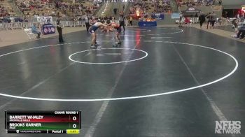 A 152 lbs Champ. Round 1 - Barrett Whaley, Knoxville Halls vs Brooks Garner, Page