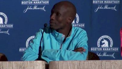 Wesley Korir explains late move to break open the race at 2013 Boston Marathon