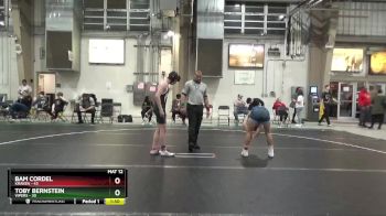 120 lbs Round 5 - Bam Cordel, Kraken vs Toby Bernstein, Vipers