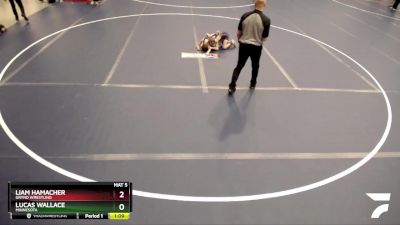 56 lbs Quarterfinal - Lucas Wallace, Minnesota vs Liam Hamacher, Grynd Wrestling