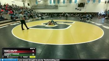 157 lbs Round 2 (10 Team) - Garrett Madole, Pinedale vs Wyatt Malara, Thompson Valley