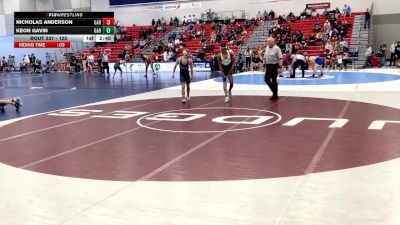 125 lbs Cons. Semi - Nicholas Anderson, Garrett College vs Keon Gavin, Garrett College