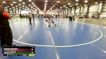 110 lbs Rd# 1 9:00am Friday - Evan Klitisch, Iowa Black vs Logan Hartzell, SouthWest Elite