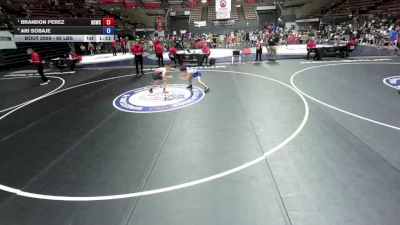 92 lbs Semis - Brandon Perez, Daniel Cormier Wrestling Club vs Ari Sobaje