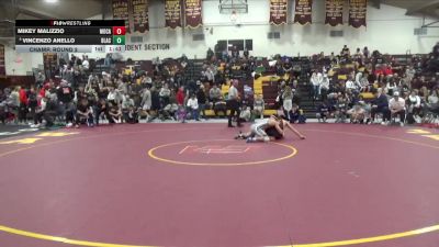 132 lbs Champ. Round 2 - Mikey Malizzio, Montini Catholic vs Vincenzo Anello, Blair Academy