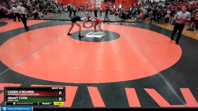 195 lbs Quarterfinal - Caden O`rourke, Frankfort (LINCOLN-WAY EAST) vs Grant Cook, AMERY (WI)