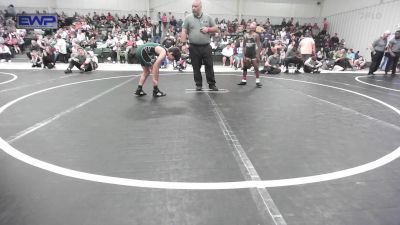 80 lbs Quarterfinal - Manny Payne Jr, HURRICANE WRESTLING ACADEMY vs Mason Barker, Brushy Wrestling Club