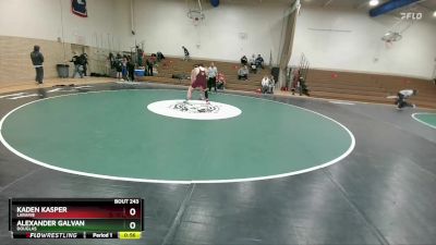 215B Cons. Round 2 - Alexander Galvan, Douglas vs Kaden Kasper, Laramie