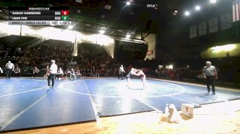 Girls 105 M1 1st Place Match - Sarah Hammond, Northridge - Girls vs Leah Ivie, Duchesne - Girls