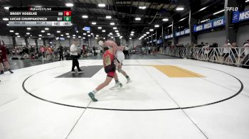 119 lbs Rr Rnd 1 - Brody Koselke, Indiana Outlaws Gold vs Lucas Churpakovich, Mat Warriors Yellow