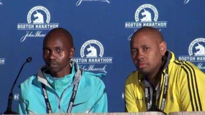 Micah Kogo explains pushing the pace on Ethiopians after 2013 Boston Marathon