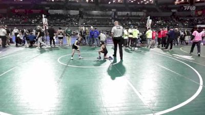 60 lbs Quarterfinal - Jaya Cockren, Perth Amboy vs Olivia LaSala, Middlesex