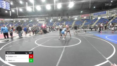 123 lbs Round Of 16 - Reagan Eaton, Nebraska Wr Ac vs Eliana Zent, Rapid City Extreme