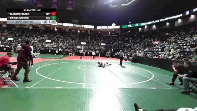 96 lbs Champ. Round 2 - Eddie Coffee, Unattached vs Mason Pitzen, EMPA