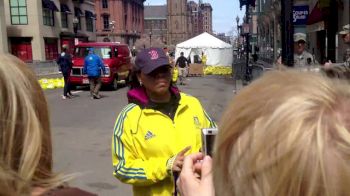 Diverted runners receive medals morning after Boston Marathon tragedy