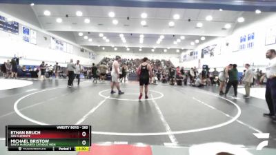 285 lbs Champ. Round 1 - Ethan Bruch, San Clemente vs Michael Bristow, Santa Margarita Catholic High