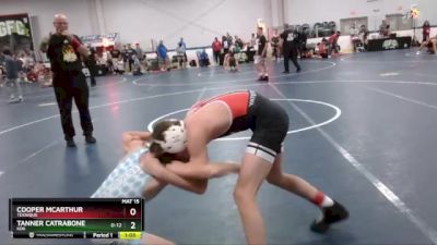 90 lbs Semifinal - Cooper Mcarthur, Teknique vs Tanner Catrabone, KD6