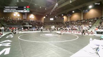 3A 150 lbs 1st Place Match - Kaden Martineau, Juab vs Rowdy Roybal, Union