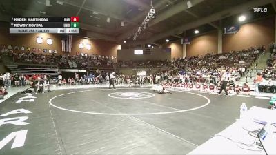 3A 150 lbs 1st Place Match - Kaden Martineau, Juab vs Rowdy Roybal, Union