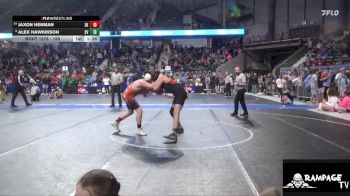 150 lbs Cons. Round 1 - Jaxon Henman, Ellis Kids vs Alex Hawkinson, Smoky Valley