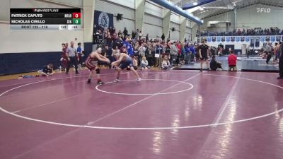 118 lbs Cons. Round 1 - Patrick Caputo, Monsignor Farrell vs Nicholas Cirillo, St. Joseph, Sea